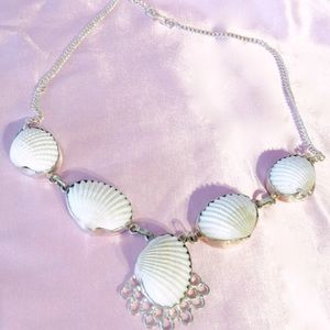 Sea Shell Sterling Silver Necklace